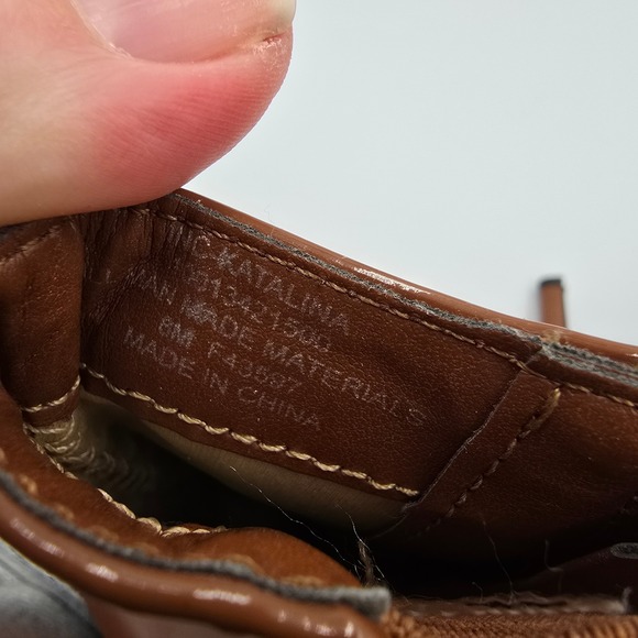 INC International Concepts Brown Pointed Toe Stiletto Heel‎ Ankle Boots Size 8 - Picture 8 of 9